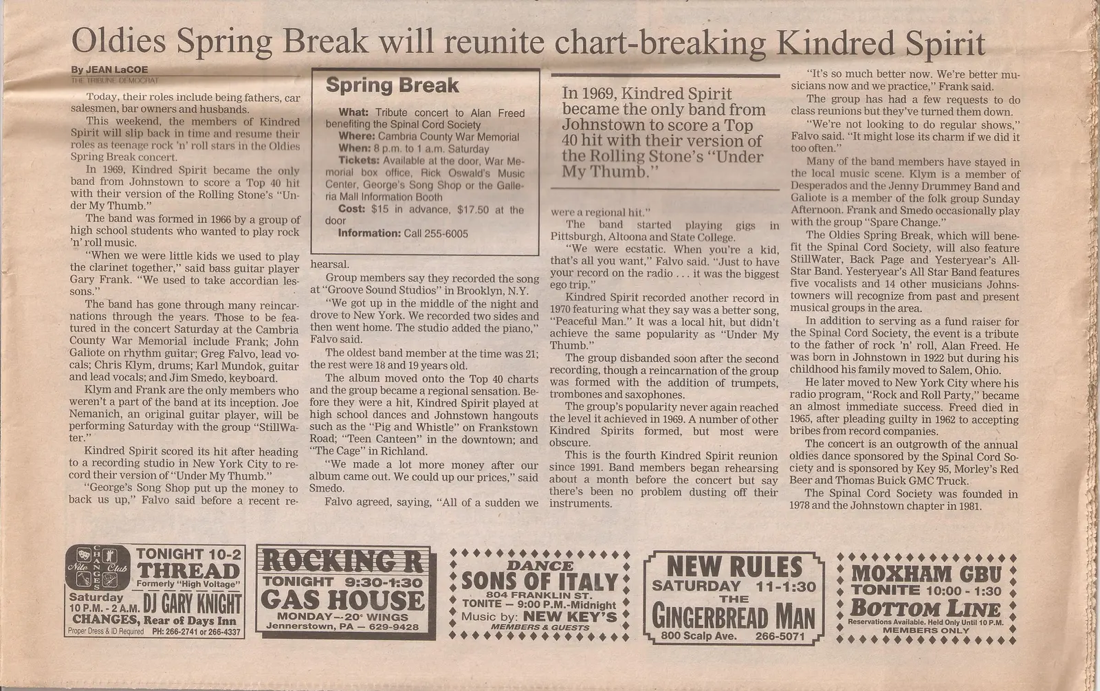 The reunion article